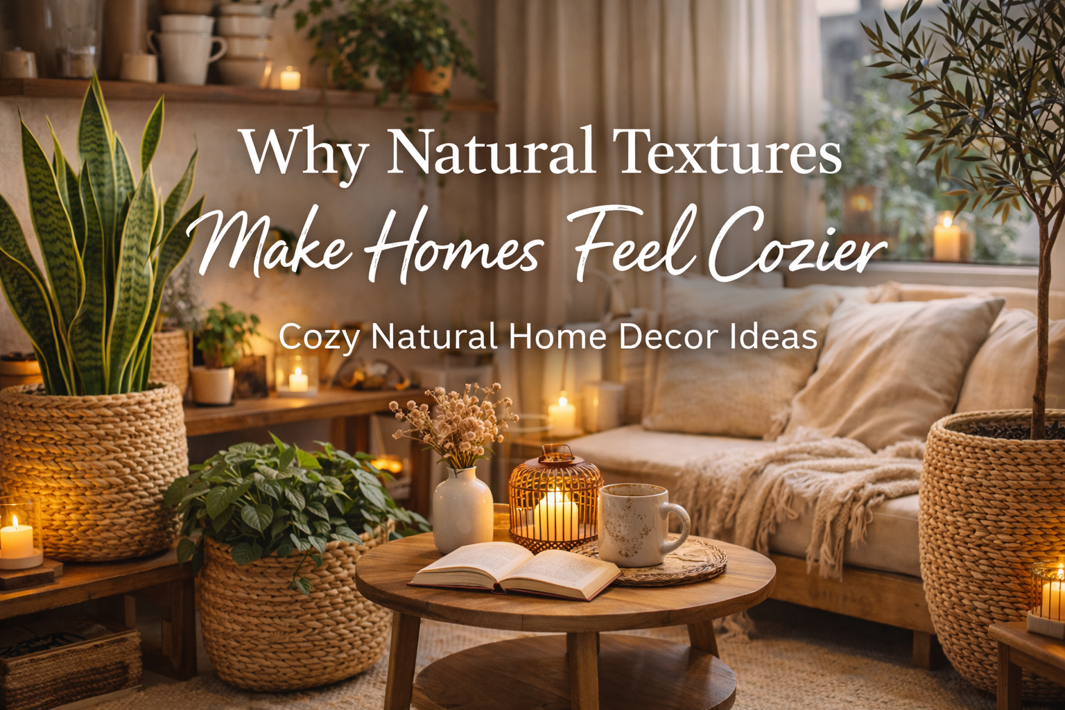Why Natural Textures Make Homes Feel Cozier