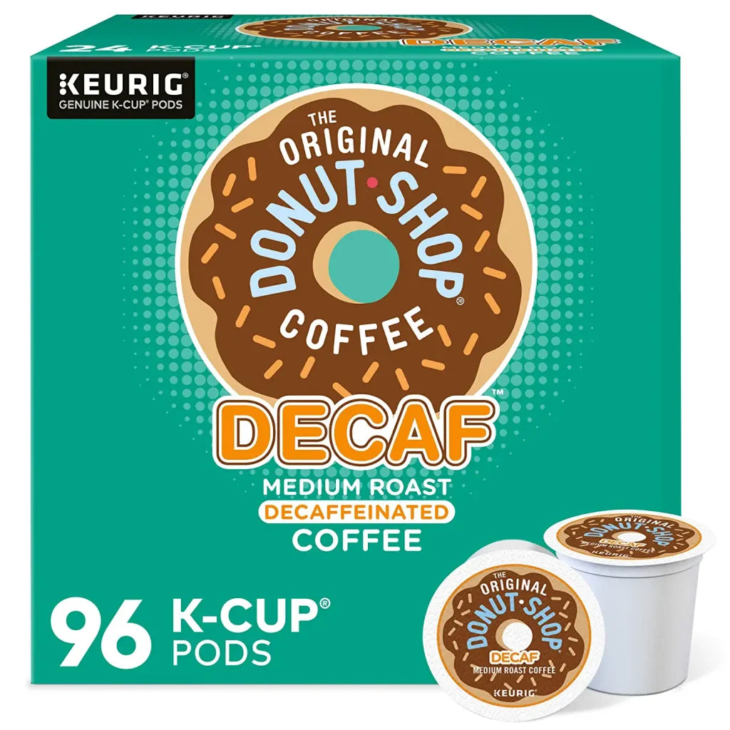 The Original Donut Shop Decaf Medium Roast K-Cup Pods, 96 Count – Compatible with Keurig, Kosher Certified, Recyclable pinegardens