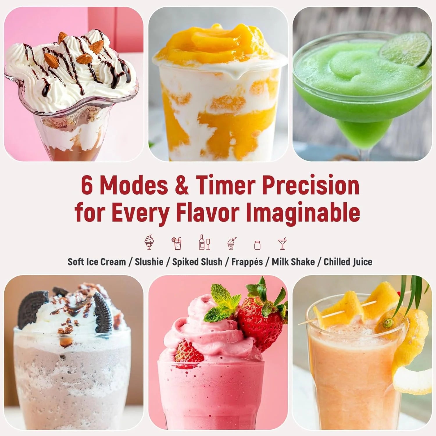 Slushie Machine: No Ice Needed All-in-One Slushy Maker for Home, Real-Time Temp Display, Auto-Clean, 6 Preset | Frozen Margaritas, Cocktails, Frappés, Ice Cream, Smoothies, Milkshakes,Summer Parties mysite