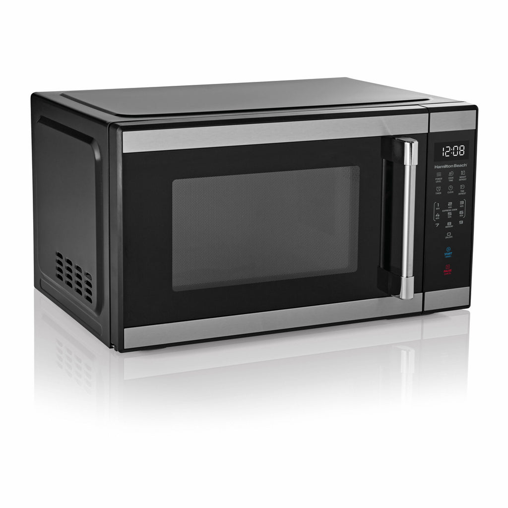 Hamilton Beach 1.1 Cu. Ft. Stainless Steel Countertop Microwave Oven, 1000W, Sensor Cook pinegardens