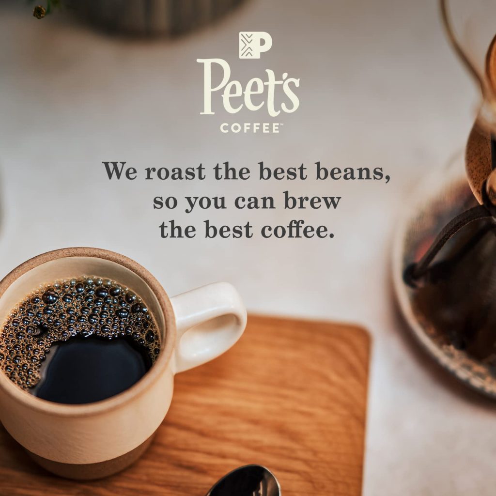 Peet’s Coffee Major Dickason’s Blend Dark Roast K-Cup Pods, 75 Count, Compatible with Keurig Brewers pinegardens