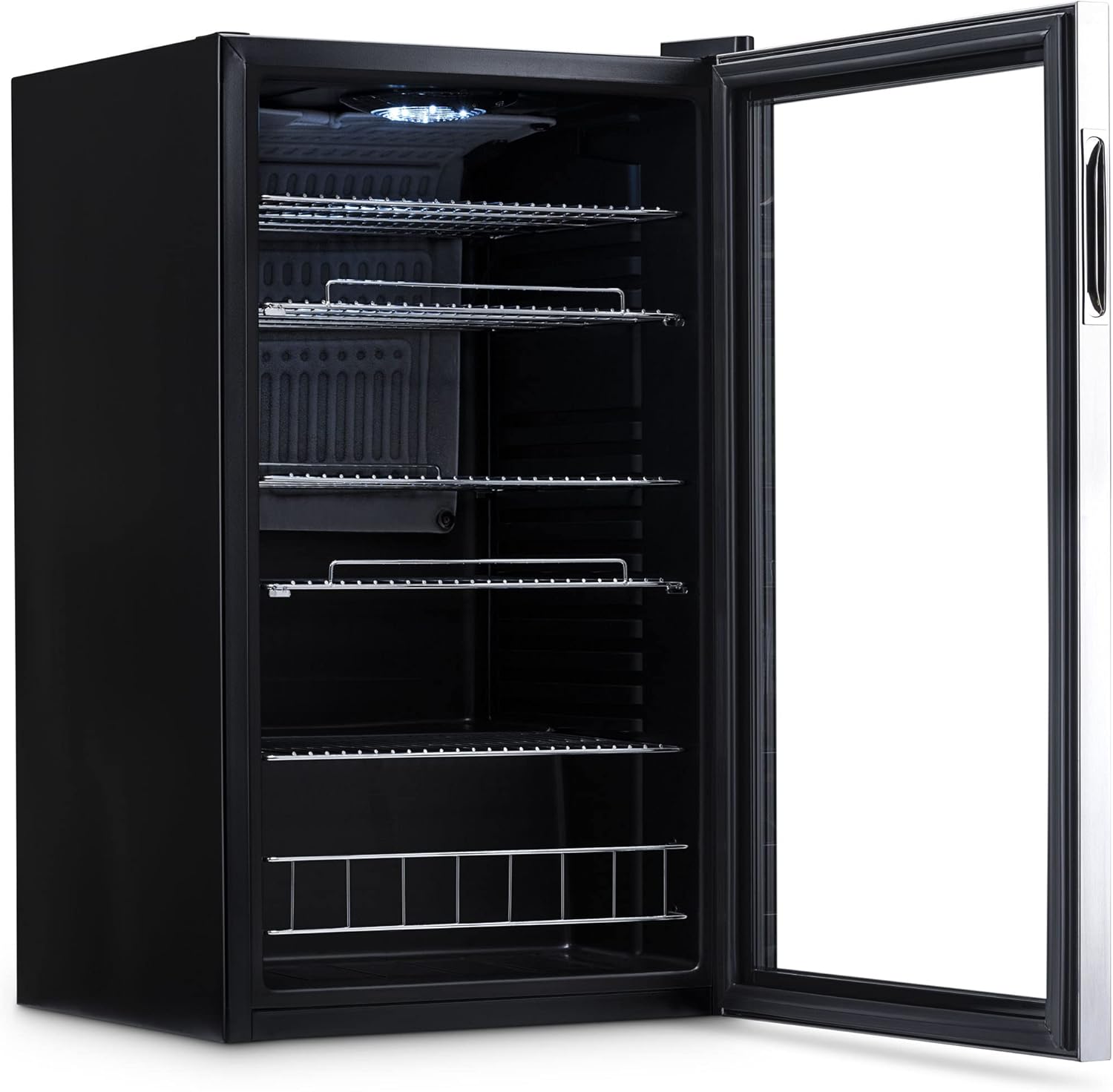 Beverage Refrigerator Cooler | 126 Cans Free Standing with Right Hinge Glass Door | Mini Fridge Beverage Organizer Perfect For Beer, Wine, Soda, And Cooler Drinks mysite