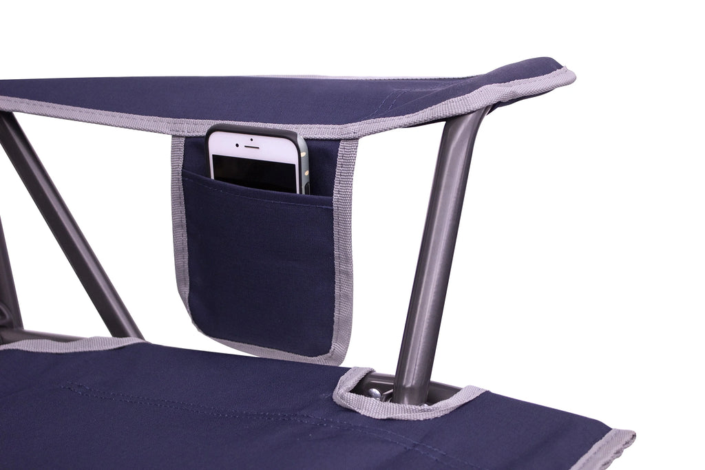 GCI Outdoor Comfort Pro Rocker Foldable Rocking Camp Chair, Indigo pinegardens