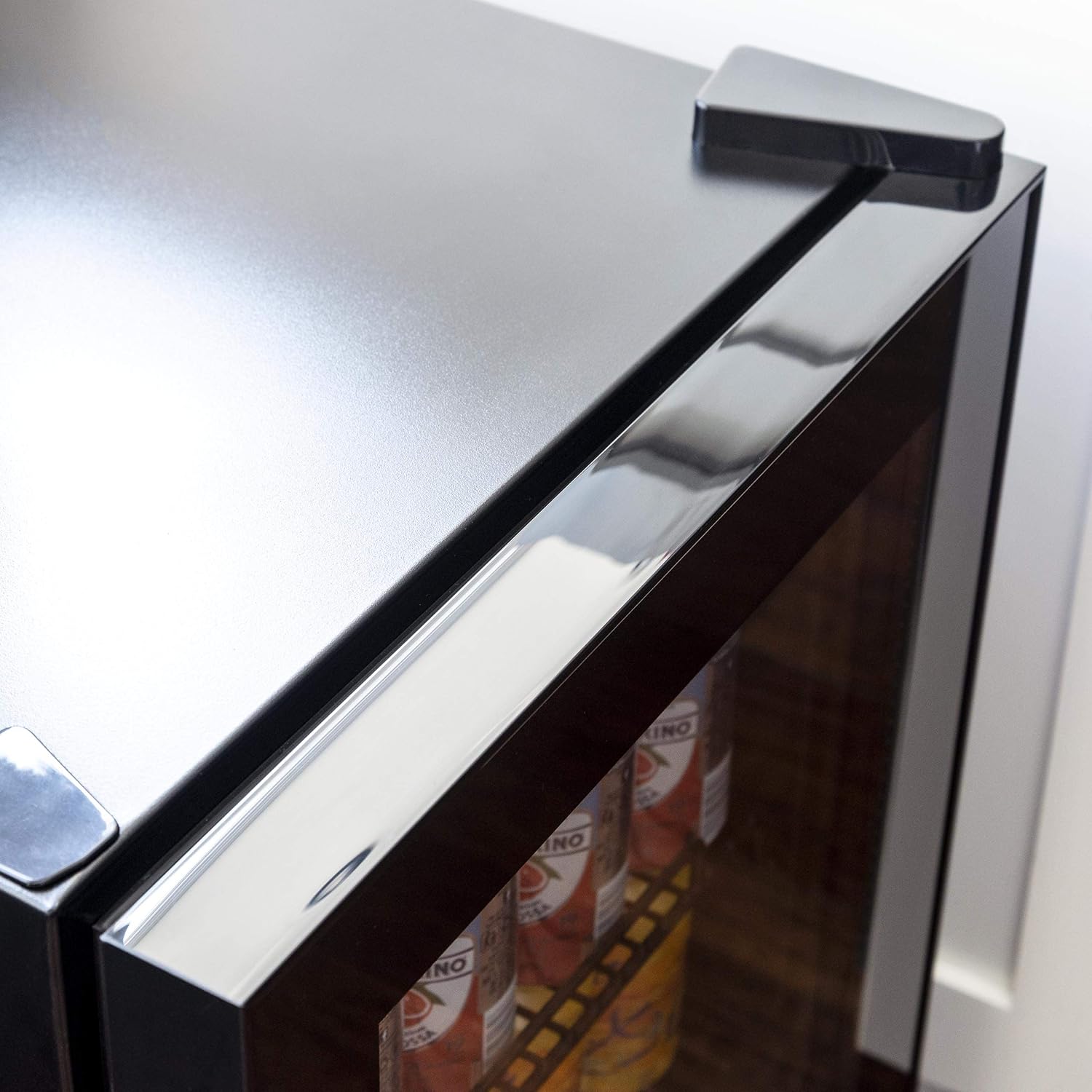 Beverage Refrigerator Cooler | 126 Cans Free Standing with Right Hinge Glass Door | Mini Fridge Beverage Organizer Perfect For Beer, Wine, Soda, And Cooler Drinks mysite