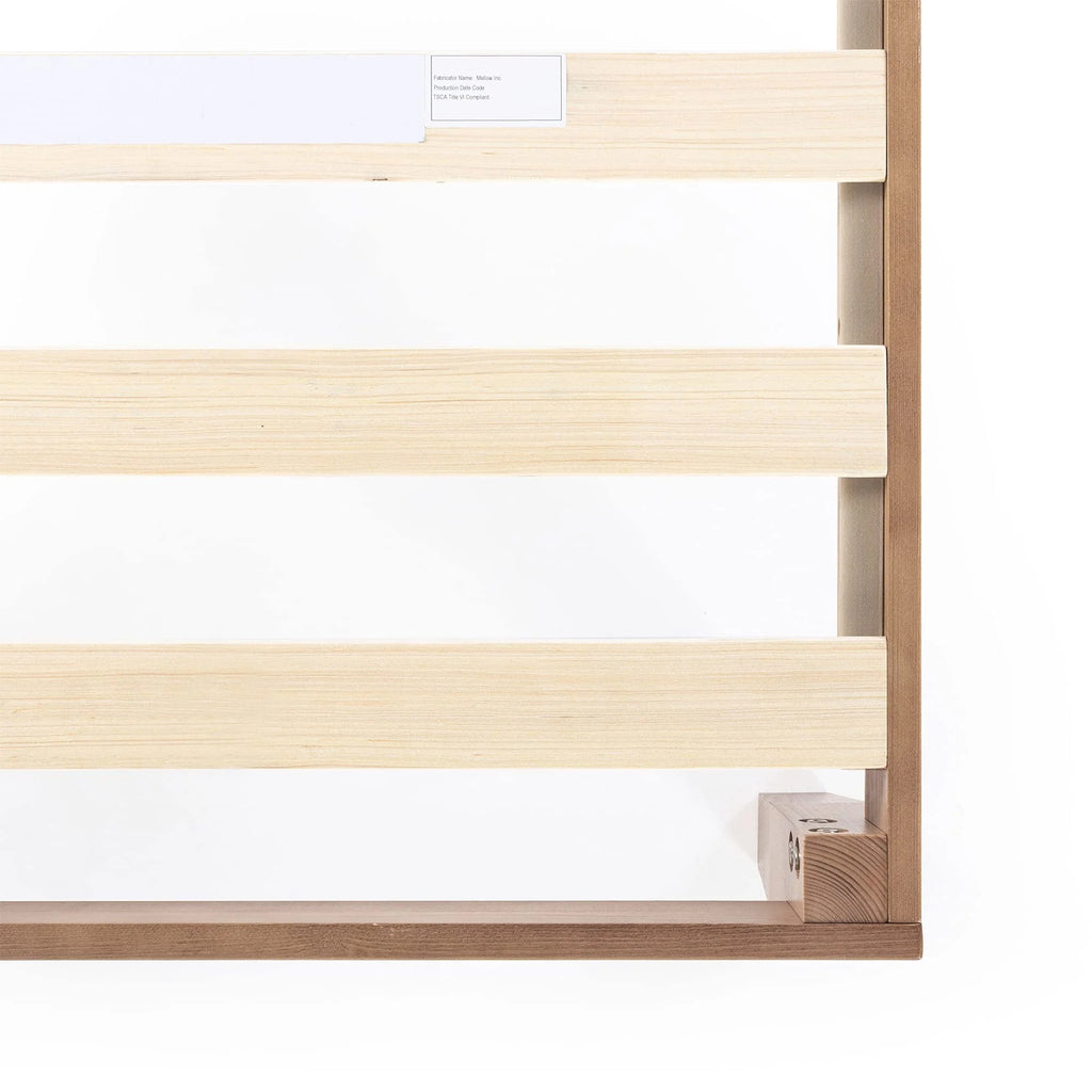 Mellow 12 Inch Solid Wood Platform Bed with Wooden Slats pinegardens