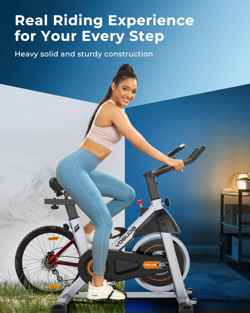 YOSUDA Indoor Cycling Bike Stationary Bike pinegardens