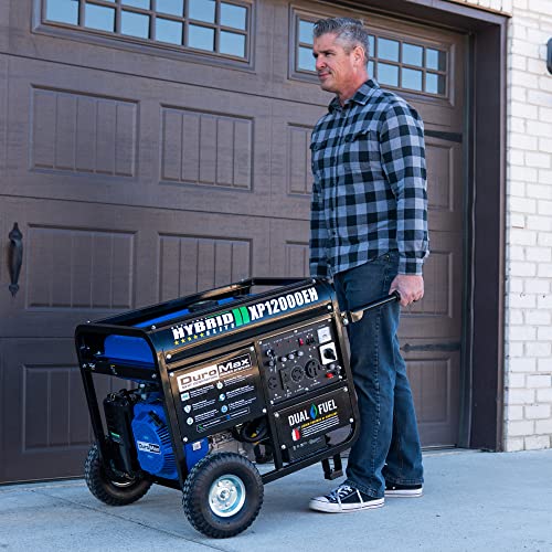 DuroMax XP12000EH Dual Fuel Generator – 12,000W Gas/Propane, 457cc 4-Stroke Engine, EPA/CARB Compliant pinegardens