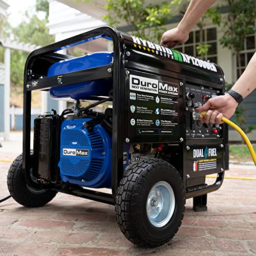 DuroMax XP12000EH Dual Fuel Generator – 12,000W Gas/Propane, 457cc 4-Stroke Engine, EPA/CARB Compliant pinegardens
