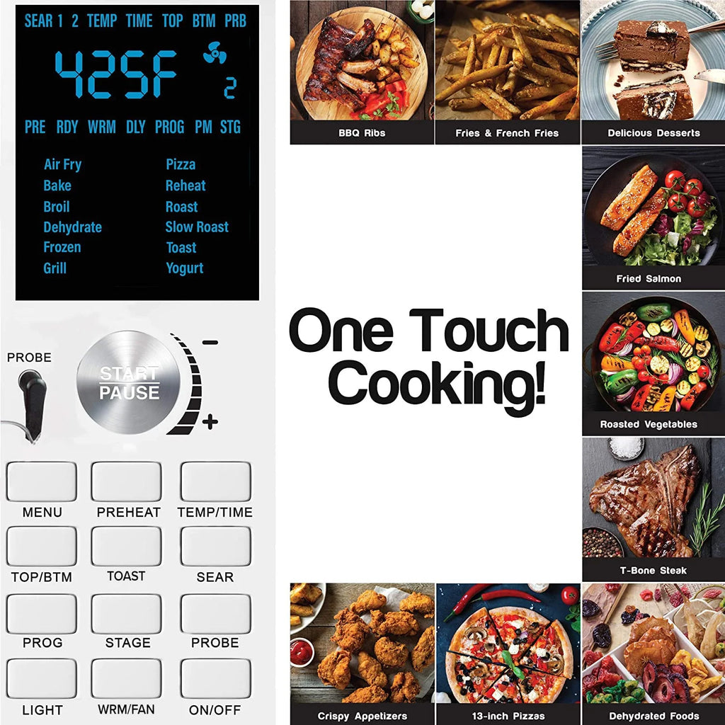 Nuwave Bravo Convection Toaster Ovens Air Fryer Combo pinegardens