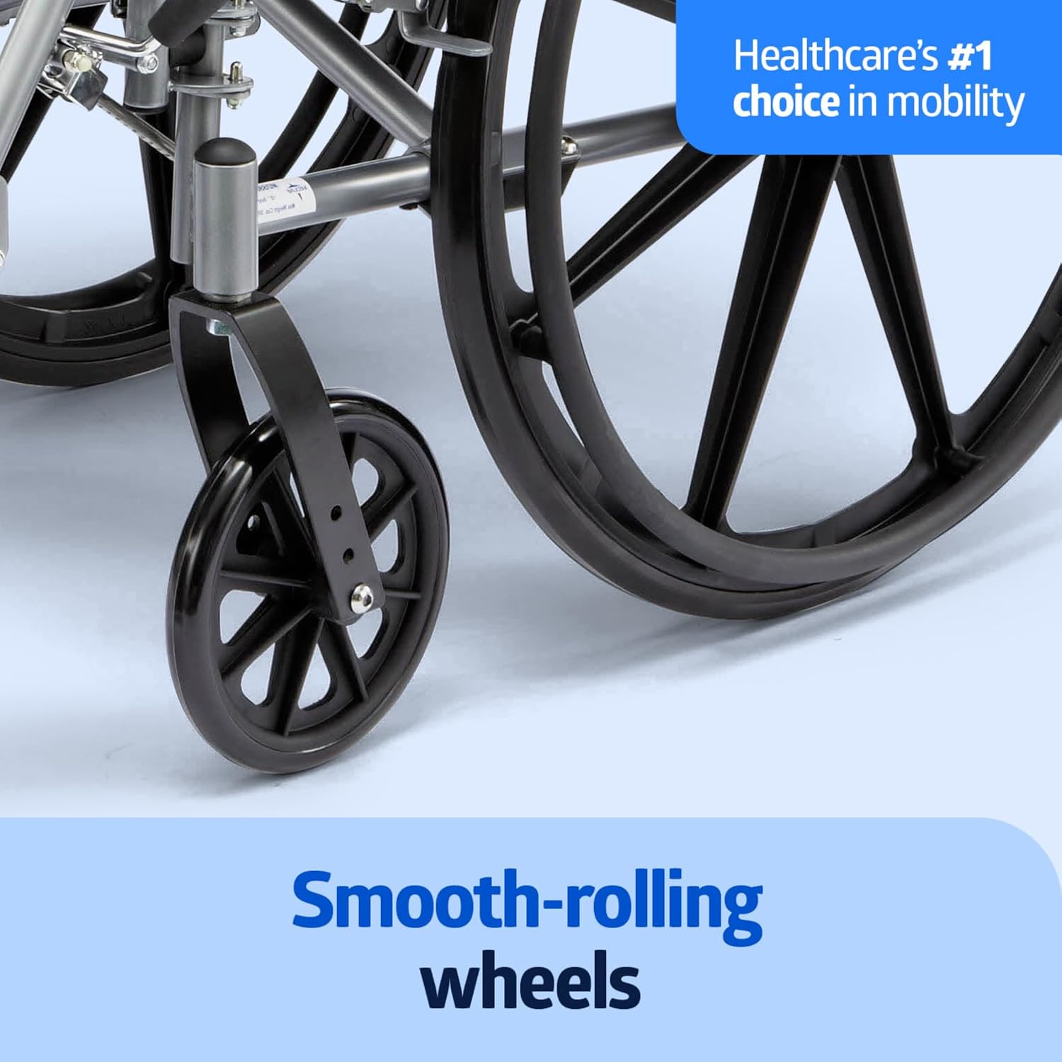 Lightweight Wheelchair for Adults With Swing-Back, Desk-Length Arms, Elevating Leg Rests; 18W" x 16"D Seat mysite