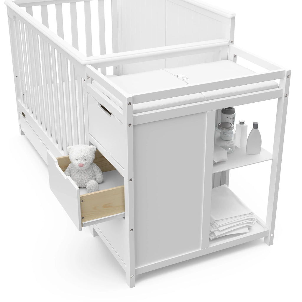 Graco Hadley 5-in-1 Convertible Crib and Changer with Drawer mysite