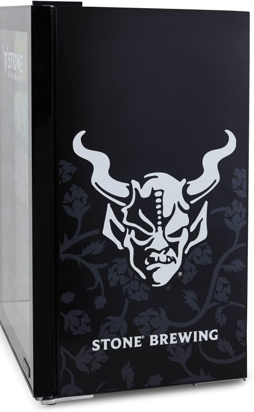 Beverage Refrigerator Cooler | 126 Cans Free Standing with Right Hinge Glass Door | Mini Fridge Beverage Organizer Perfect For Beer, Wine, Soda, And Cooler Drinks mysite