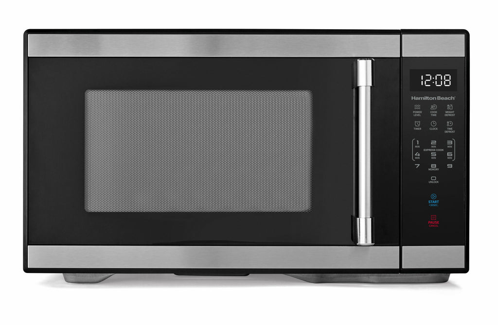 Hamilton Beach 1.1 Cu. Ft. Stainless Steel Countertop Microwave Oven, 1000W, Sensor Cook pinegardens