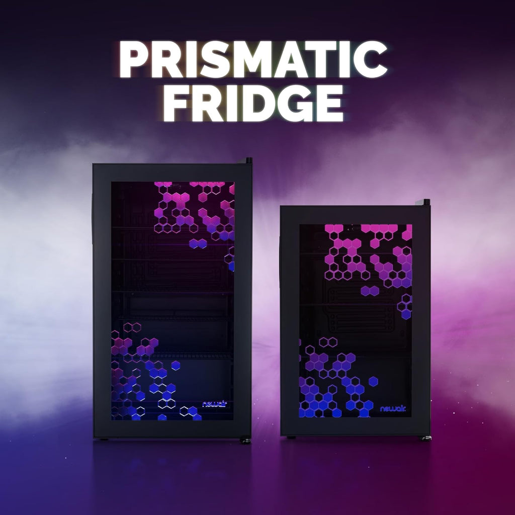 Beverage Refrigerator Cooler | 126 Cans Free Standing with Right Hinge Glass Door | Mini Fridge Beverage Organizer Perfect For Beer, Wine, Soda, And Cooler Drinks mysite