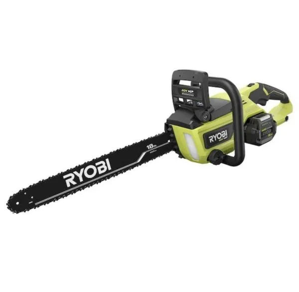 Ryobi 18′′ 40V Cordless Chainsaw Kit with Battery & Charger, Green mysite