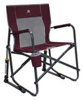 GCI Outdoor Freestyle Rocker Foldable Rocking Camp Chair, Maroon pinegardens