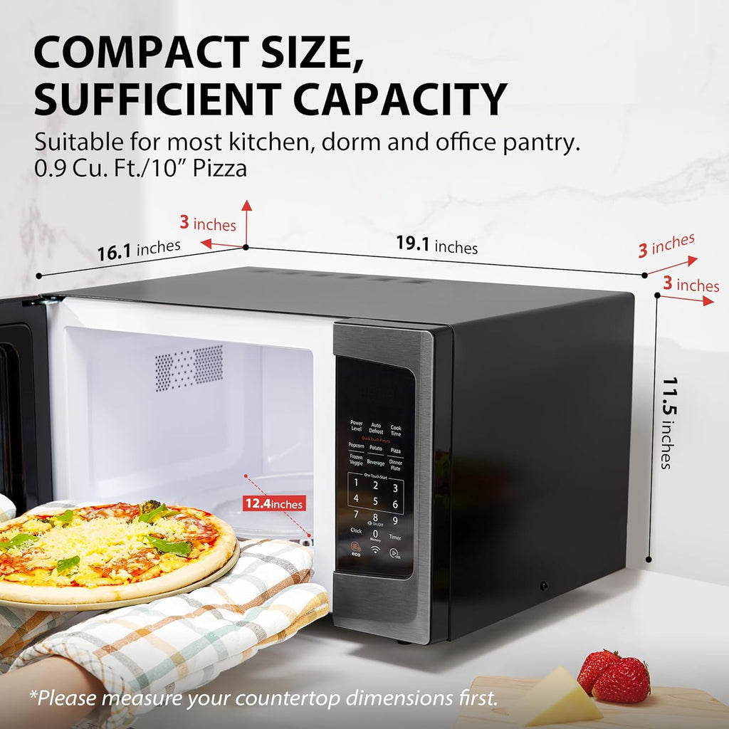 TOSHIBA 4-in-1 ML-EC42P(SS) Countertop Microwave Oven, Smart Sensor, Convection, Air Fryer Combo, Mute Function, Position Memory 13.6" Turntable, 1.5 Cu Ft, 1000W, Silver mysite