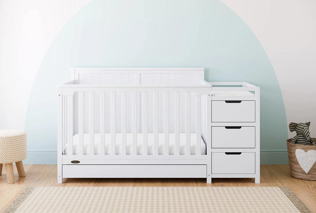 Graco Hadley 5-in-1 Convertible Crib and Changer with Drawer mysite