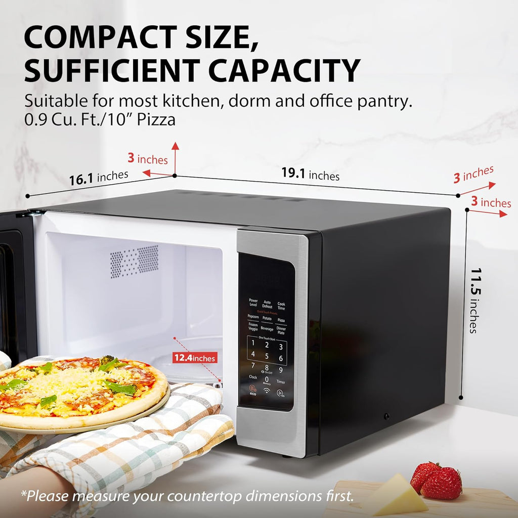 TOSHIBA 4-in-1 ML-EC42P(SS) Countertop Microwave Oven, Smart Sensor, Convection, Air Fryer Combo, Mute Function, Position Memory 13.6" Turntable, 1.5 Cu Ft, 1000W, Silver mysite