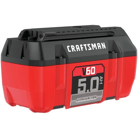 CRAFTSMAN V60 5.0Ah Lithium Ion Battery with LED Indicator, No Memory Effect, 4-Year Warranty pinegardens