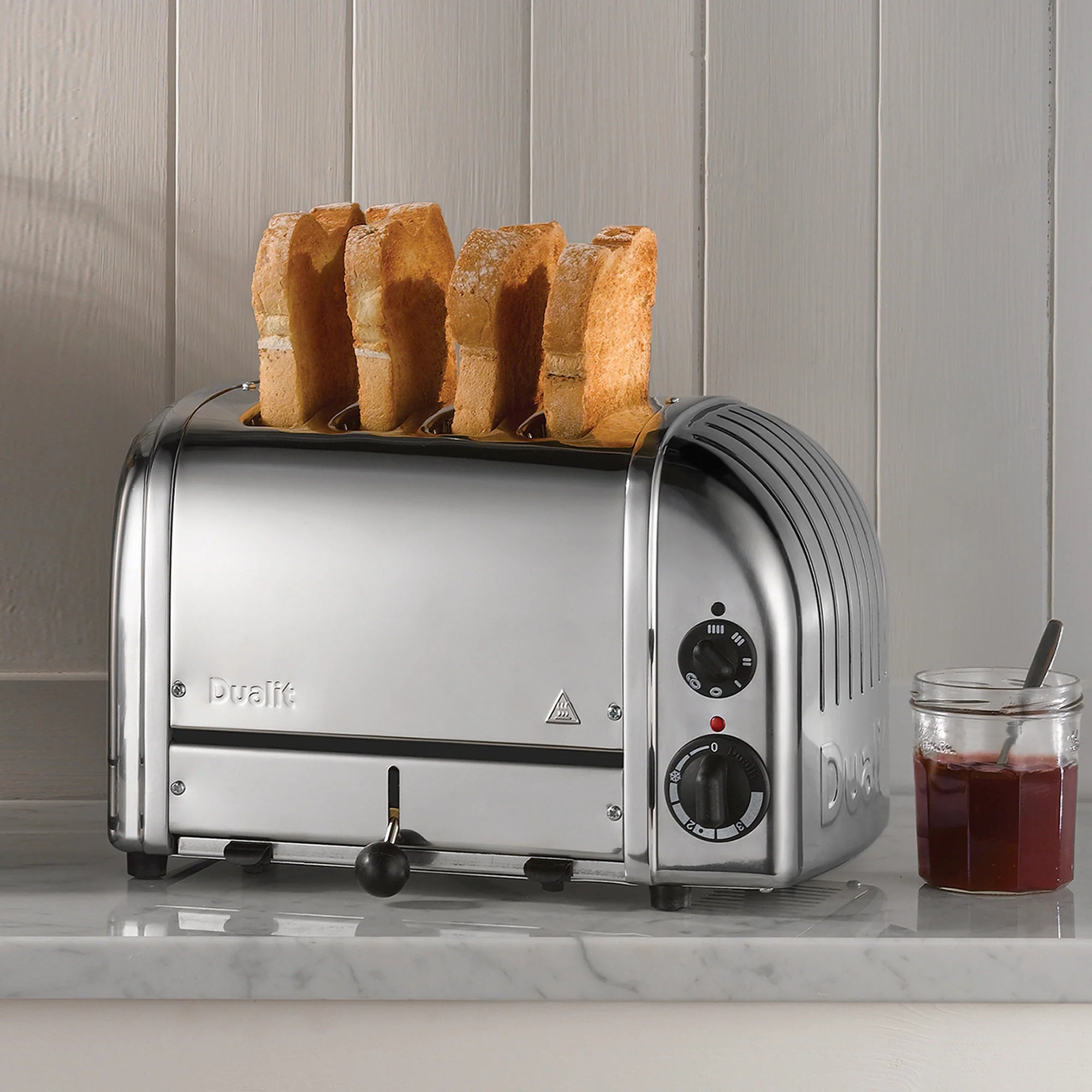 Dualit New Generation Classic 4-Slice Toaster in Stainless Steel pinegardens