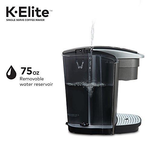 Keurig K-Elite Coffee Maker, Single Serve K-Cup Pod Coffee Brewer, With Iced Coffee Capability, Brushed Slate pinegardens
