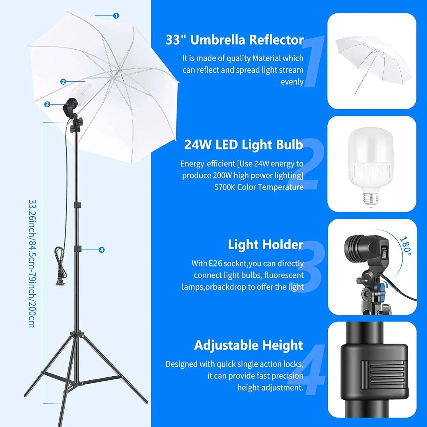 NEEWER Photography Lighting kit with Backdrops pinegardens