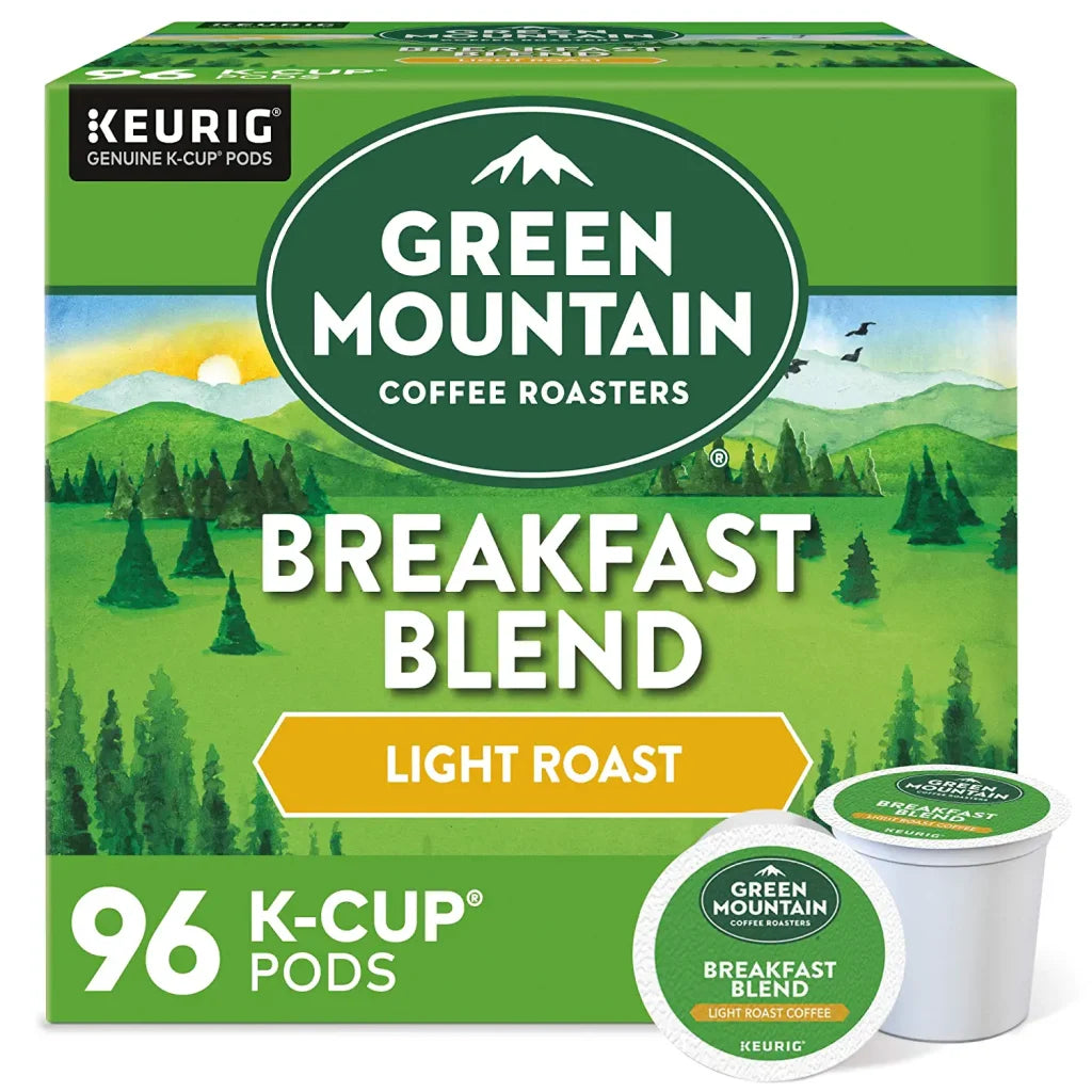 Green Mountain Coffee Roasters Breakfast Blend Light Roast K-Cup Pods, 96 Count pinegardens