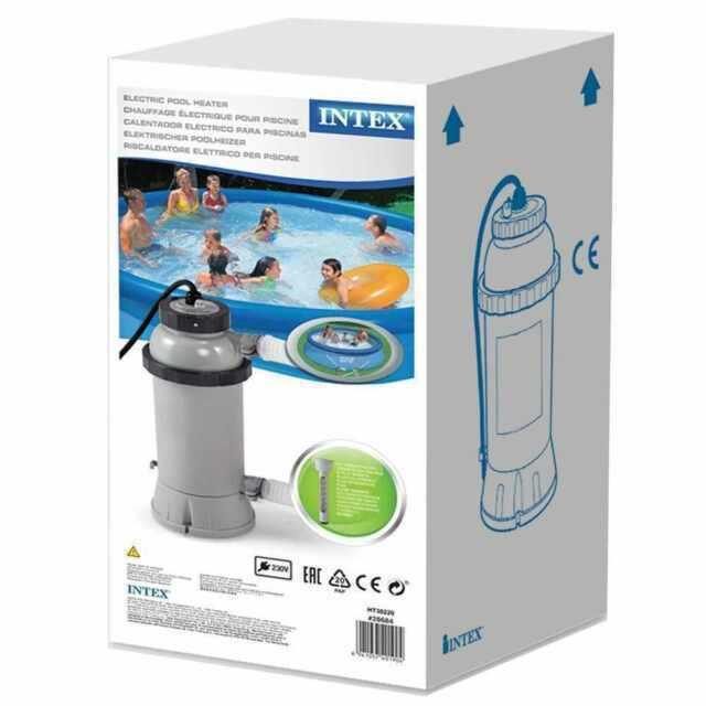 Intex 28684 Electric Pool Heater, 3000W, for Above Ground Pools up to 179 7/8in, Auto Shut-off mysite