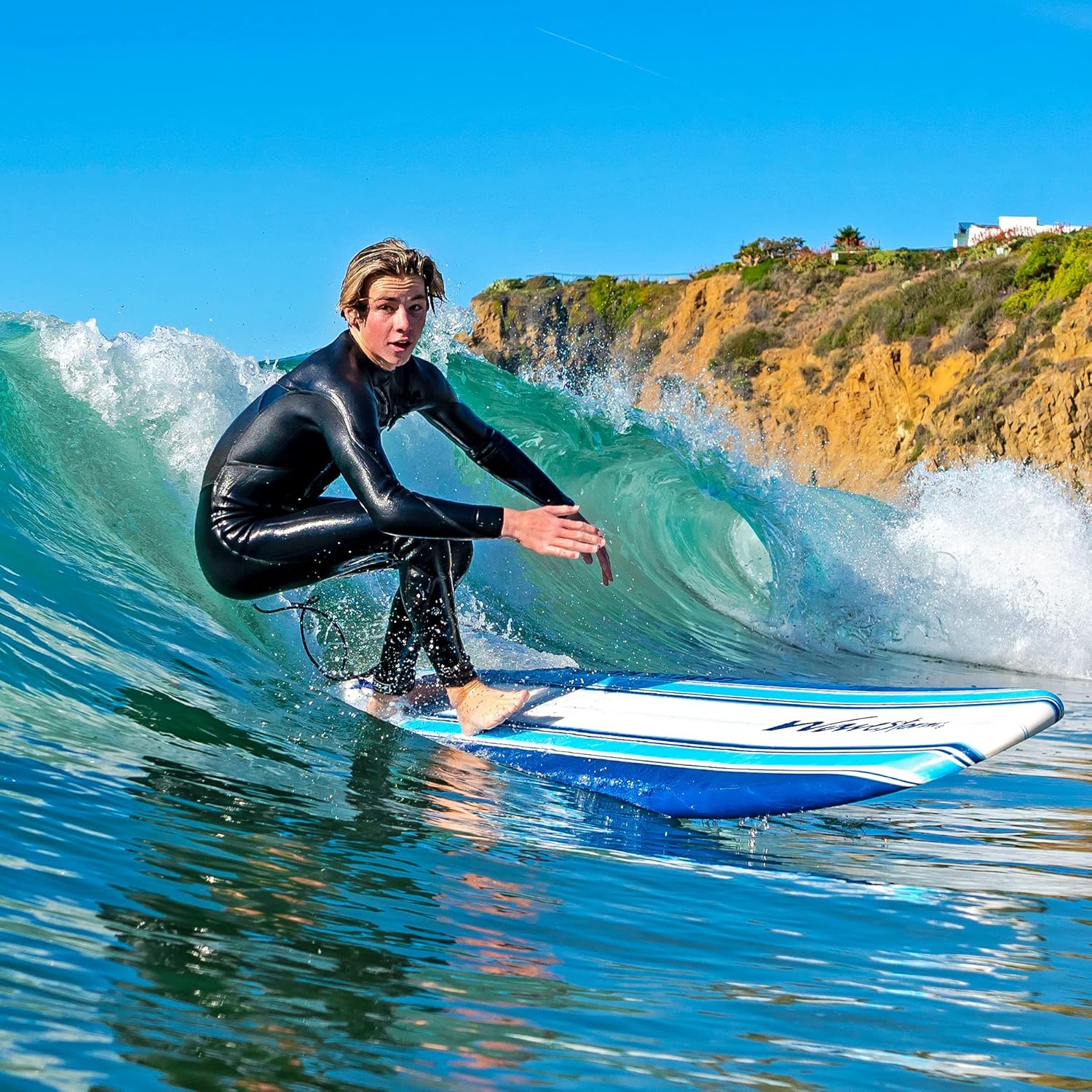 2025 Wavestorm 8ft Classic Longboard Surfboard pinegardens
