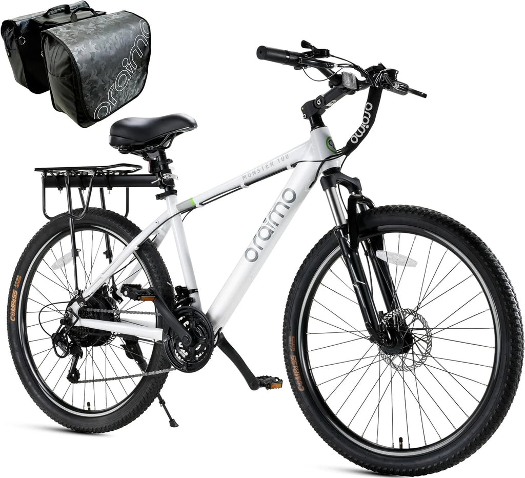 Adult Electric Bike, 350W BAFANG Motor (500W Peak), 4A 3H Fast Charging, 468Wh Li-Ion Battery, 21 Speed Gears, Air Saddle, 45 Miles 20 MPH 26" Mountain Bike Electric Bike, ANSI/CAN/UL2849 Compliant pinegardens