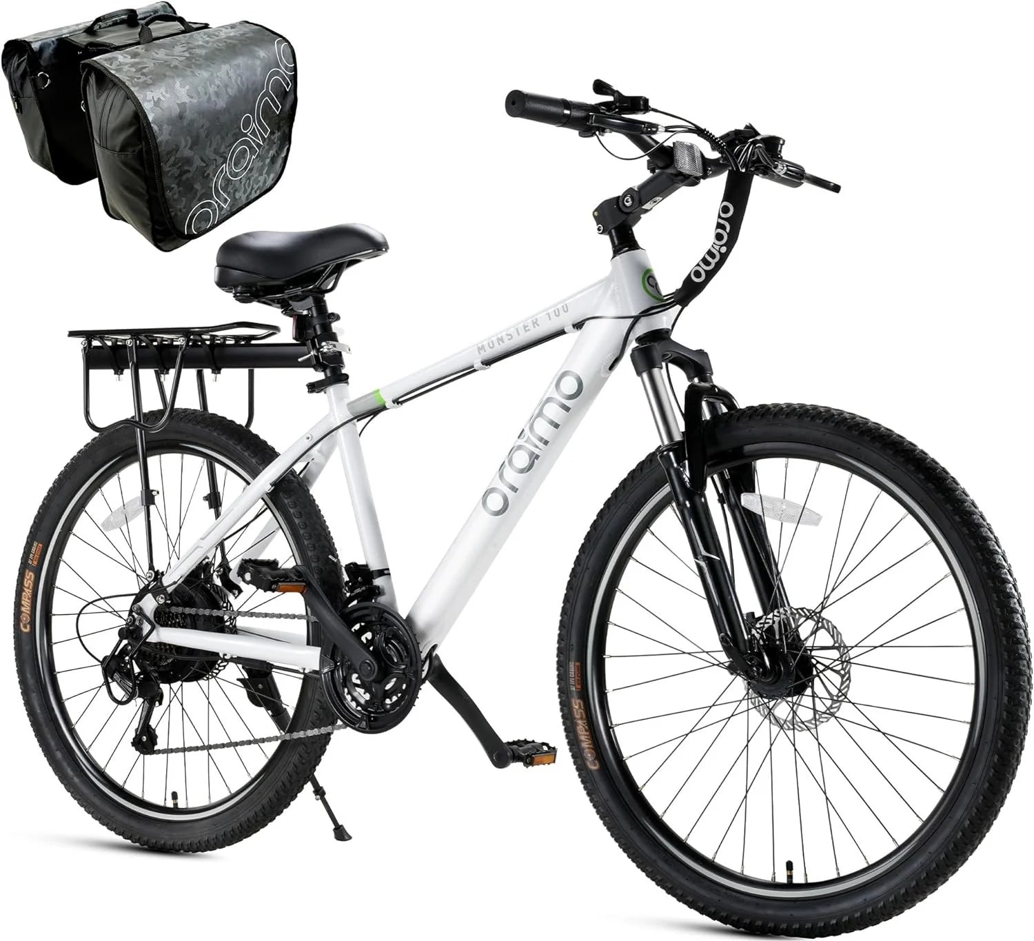 Adult Electric Bike, 350W BAFANG Motor (500W Peak), 4A 3H Fast Charging, 468Wh Li-Ion Battery, 21 Speed Gears, Air Saddle, 45 Miles 20 MPH 26" Mountain Bike Electric Bike, ANSI/CAN/UL2849 Compliant pinegardens