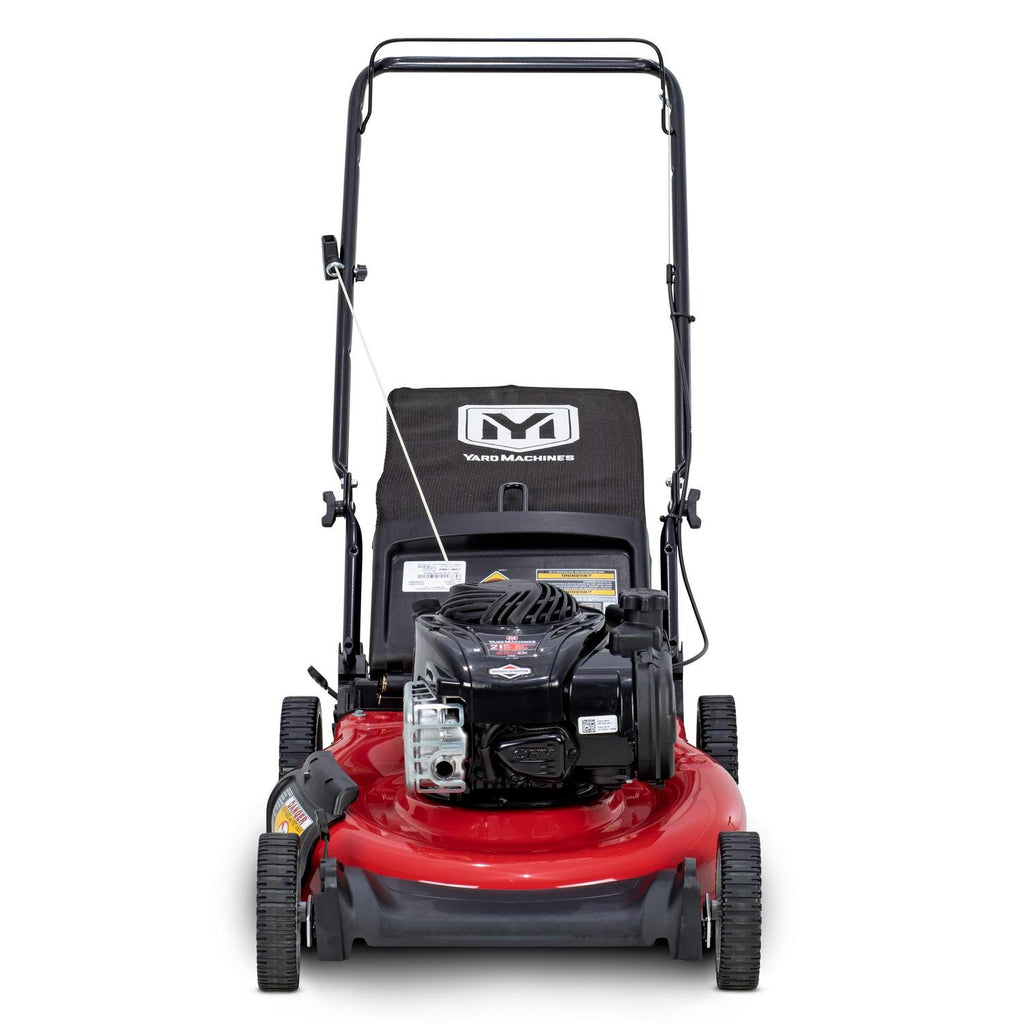 Yard Machines 21′′ Gas Push Lawn Mower, 140cc Briggs & Stratton Engine, Steel Deck, 3-in-1 Cutting pinegardens