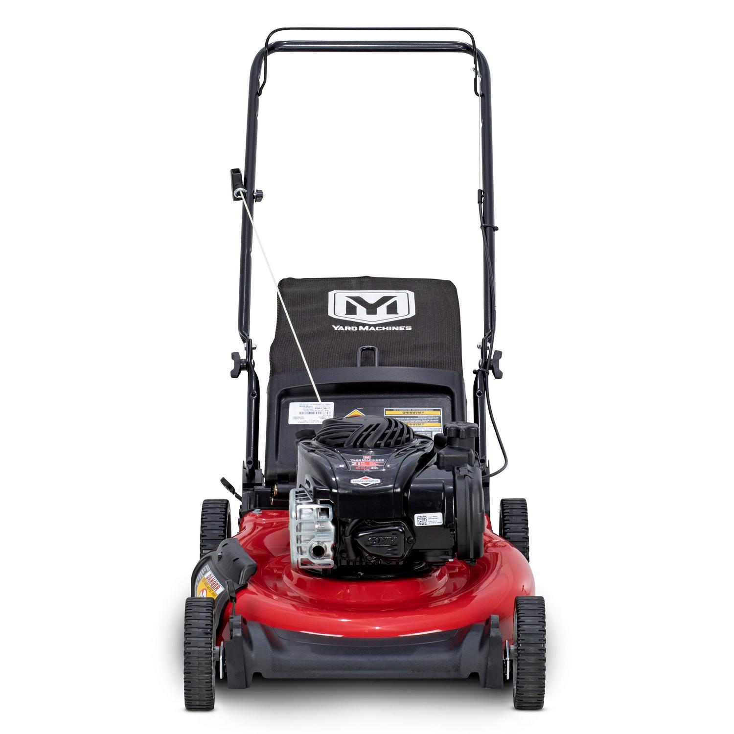 Yard Machines 21′′ Gas Push Lawn Mower, 140cc Briggs & Stratton Engine, Steel Deck, 3-in-1 Cutting pinegardens