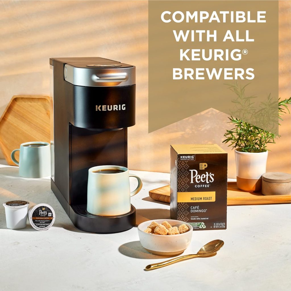 Peet’s Coffee Major Dickason’s Blend Dark Roast K-Cup Pods, 75 Count, Compatible with Keurig Brewers pinegardens