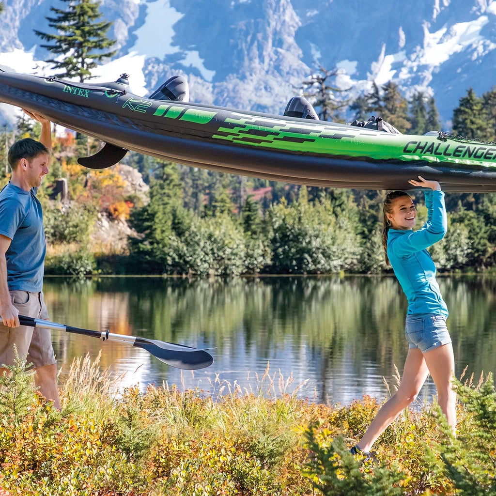 Intex Challenger K2 Inflatable Kayak with Oars and Hand Pump mysite