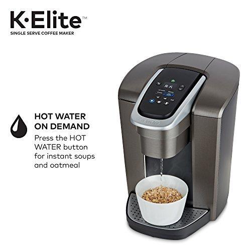 Keurig K-Elite Coffee Maker, Single Serve K-Cup Pod Coffee Brewer, With Iced Coffee Capability, Brushed Slate pinegardens