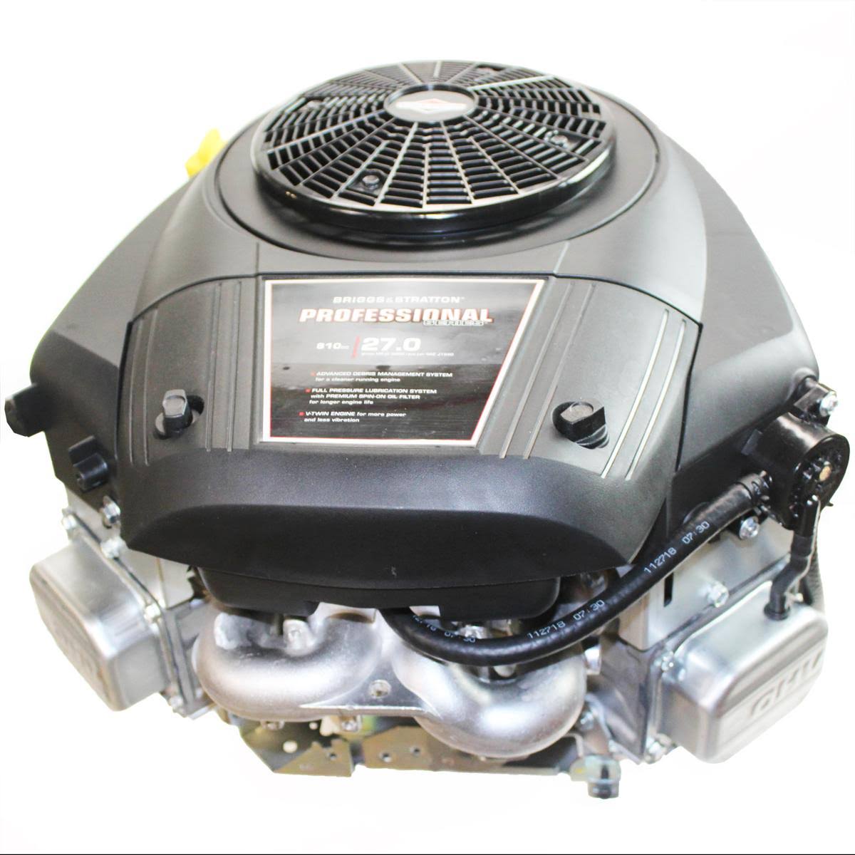 27HP Vertical Engine with 1′′x3-5/32′′ Shaft, Electric Start, 16 Amp, Fuel Pump, Oil Filter – Cast Iron Sleeve pinegardens