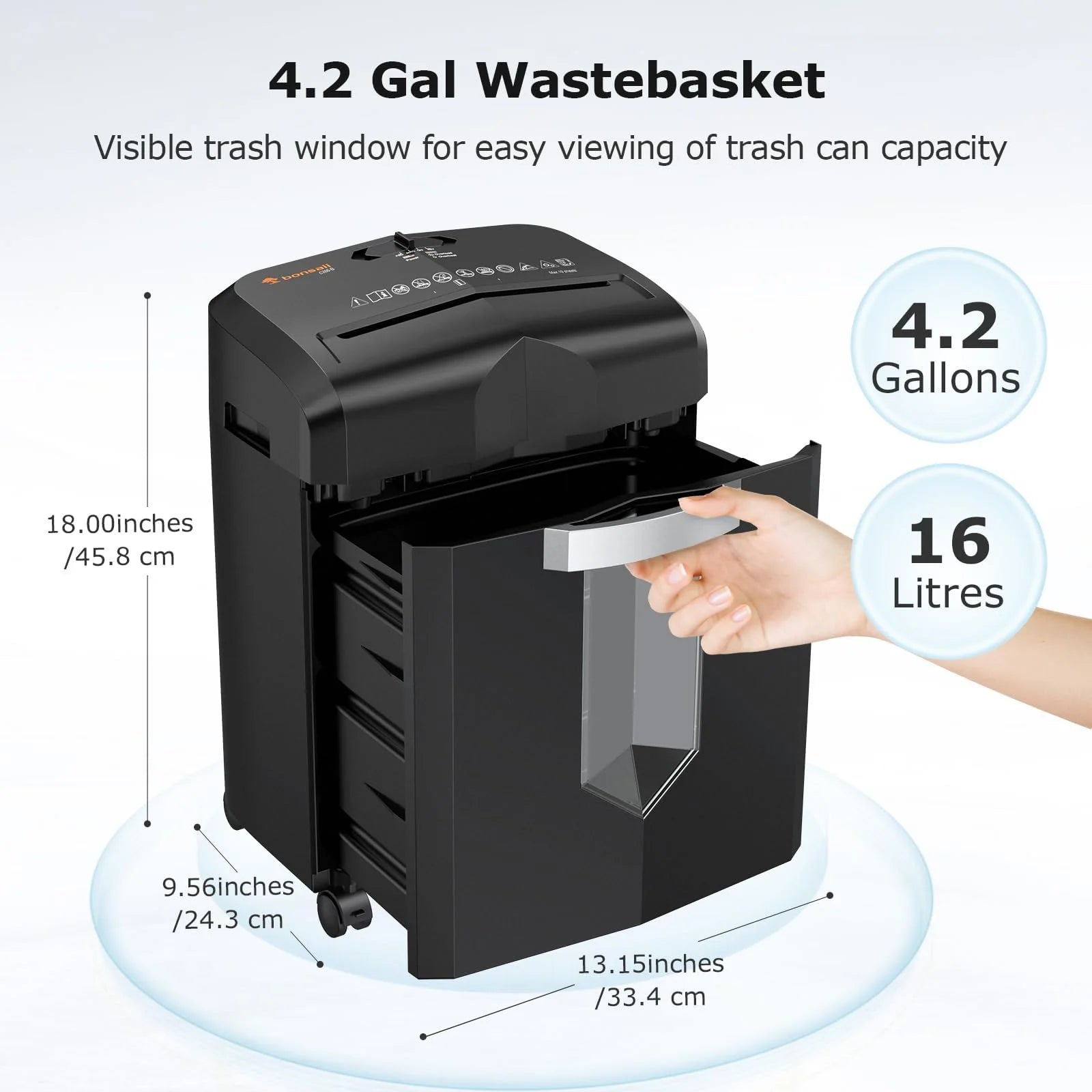 Bonsaii 12-Sheet Micro Cut Shredders for Home Office mysite