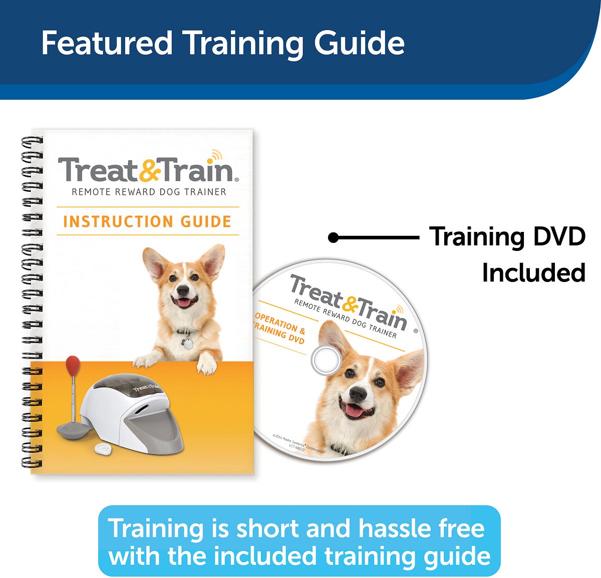 PetSafe Treat & Train ?Remote Treat Dispensing Dog Training System, Positive Reinforcement, Calm Behavior, Distraction Avoidance, Includes Training DVD, Target Wand & Remote, For Dogs 6 Months & Up mysite