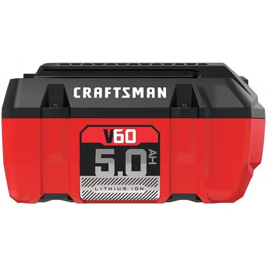 CRAFTSMAN V60 5.0Ah Lithium Ion Battery with LED Indicator, No Memory Effect, 4-Year Warranty pinegardens