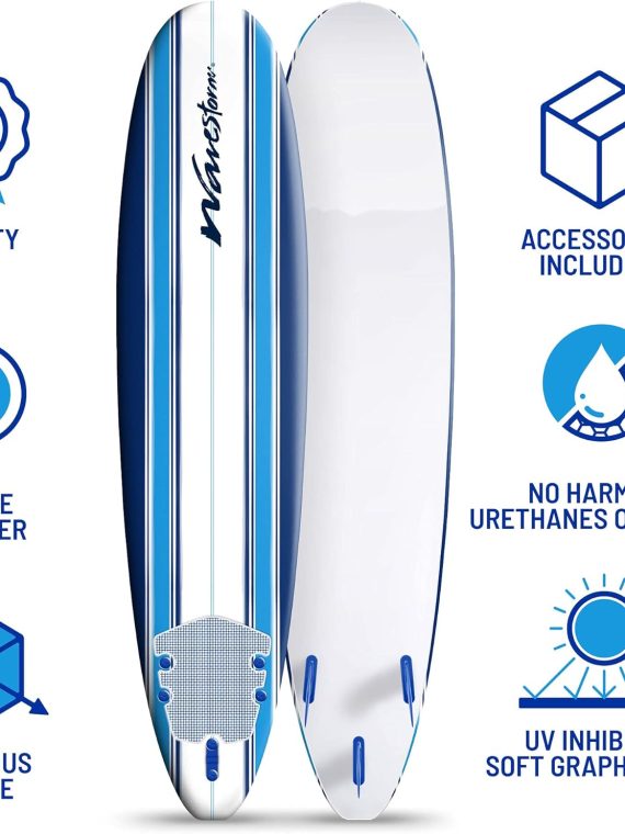 2025 Wavestorm 8ft Classic Longboard Surfboard pinegardens
