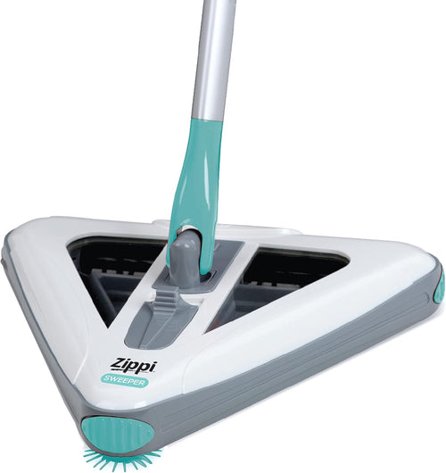 2025 Zippi Sweeper Max- Powerful and Lightweight Sweeper  Perfect for Carpet Hardwood and Tile  Triangular Design Allows for Sweeping in Corners  1000 mAh Rechargeable Battery mysite