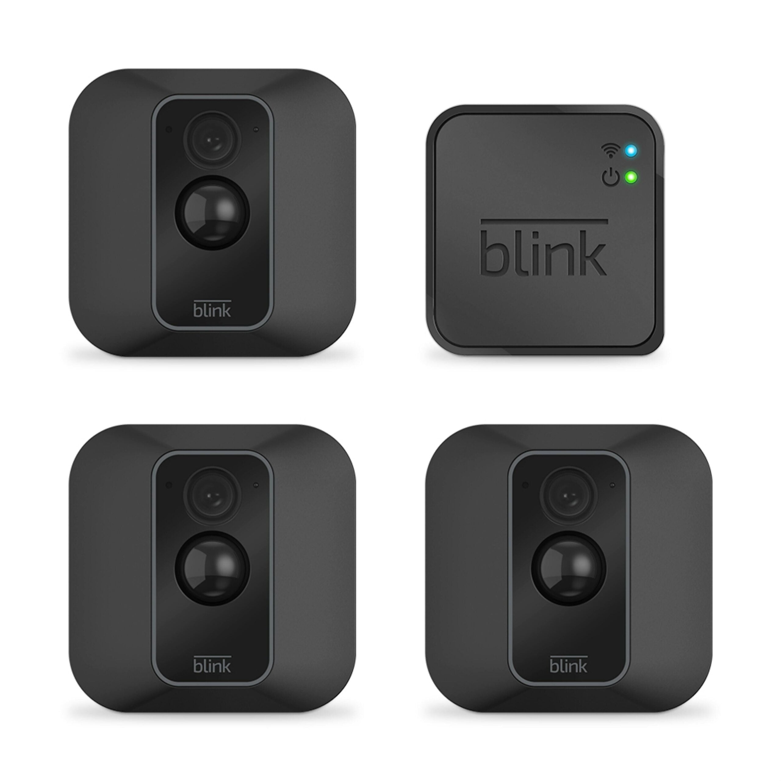 Blink XT2 Smart Security Camera System, 3-Pack, Indoor/Outdoor, 2-Year Battery, 1080p HD, Two-Way Audio, Alexa Compatible, Free Cloud Storage pinegardens