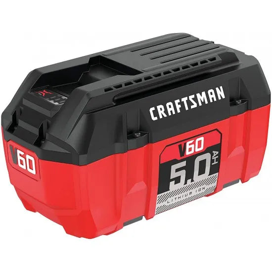 CRAFTSMAN V60 5.0Ah Lithium Ion Battery with LED Indicator, No Memory Effect, 4-Year Warranty pinegardens