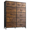 WLIVE Tall Dresser for Bedroom with 12 Drawers pinegardens