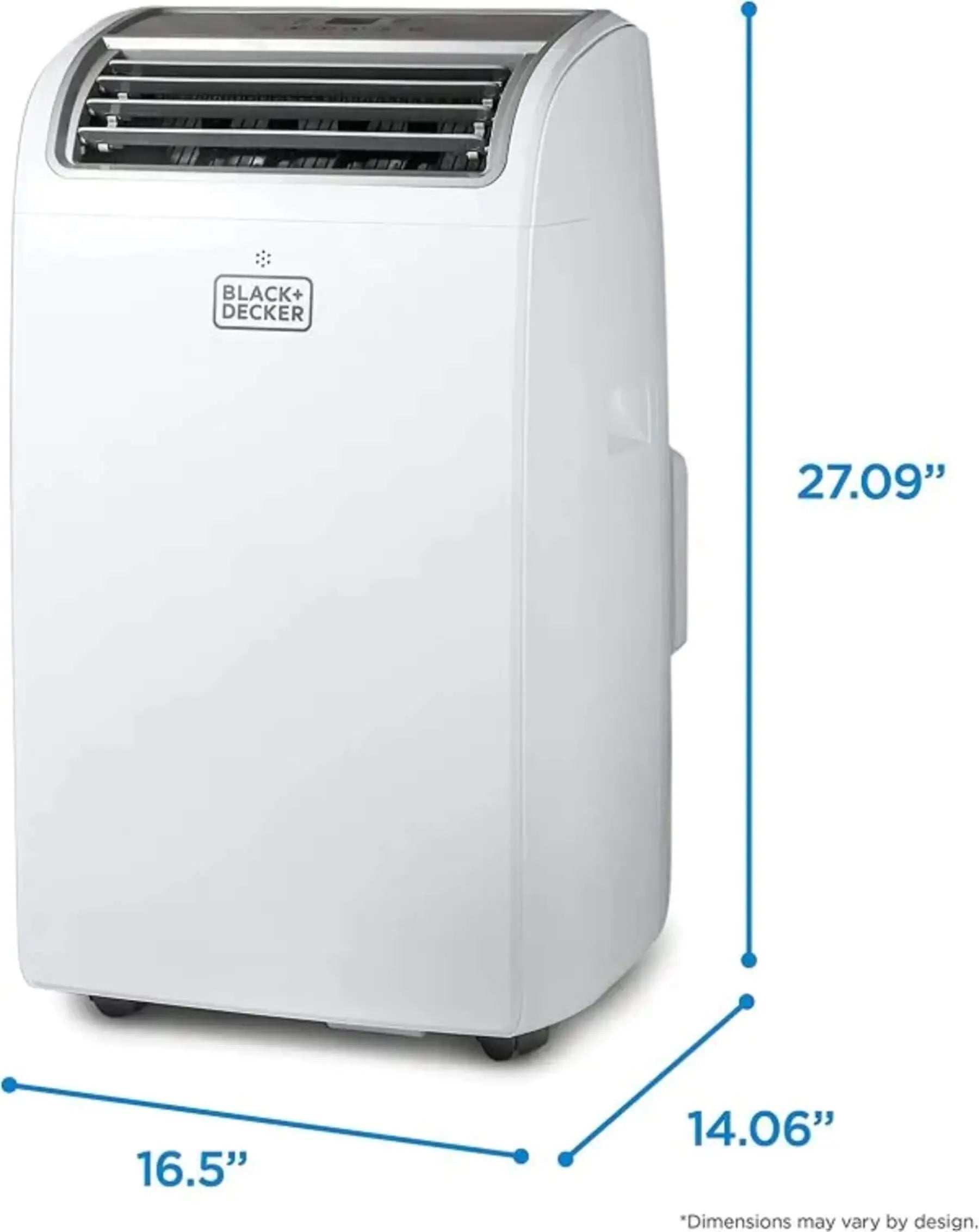 BLACK+DECKER Air Conditioner, 14,000 BTU Air Conditioner Portable for Room up to 700 Sq. Ft. with Remote Control, White pinegardens
