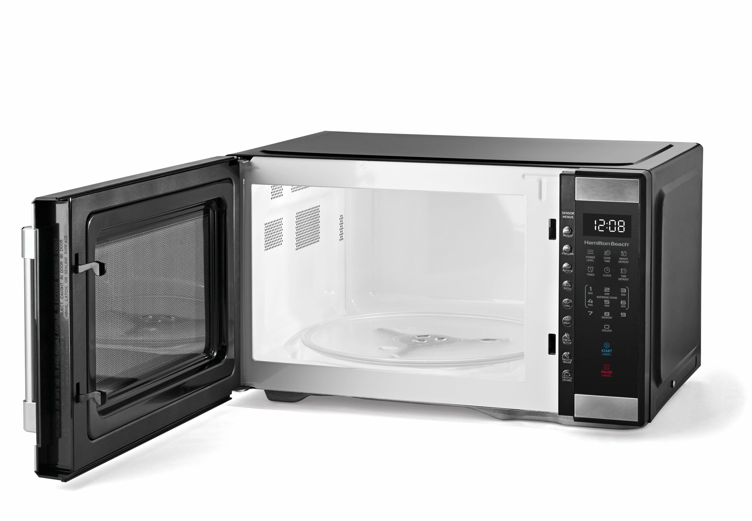 Hamilton Beach 1.1 Cu. Ft. Stainless Steel Countertop Microwave Oven, 1000W, Sensor Cook pinegardens