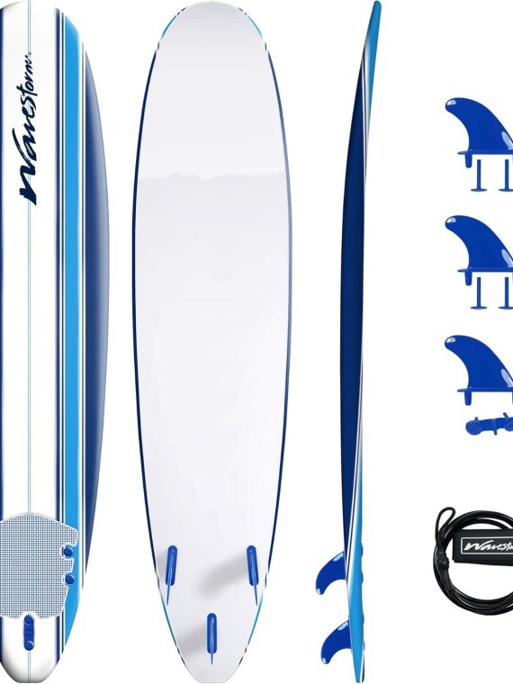 2025 Wavestorm 8ft Classic Longboard Surfboard pinegardens