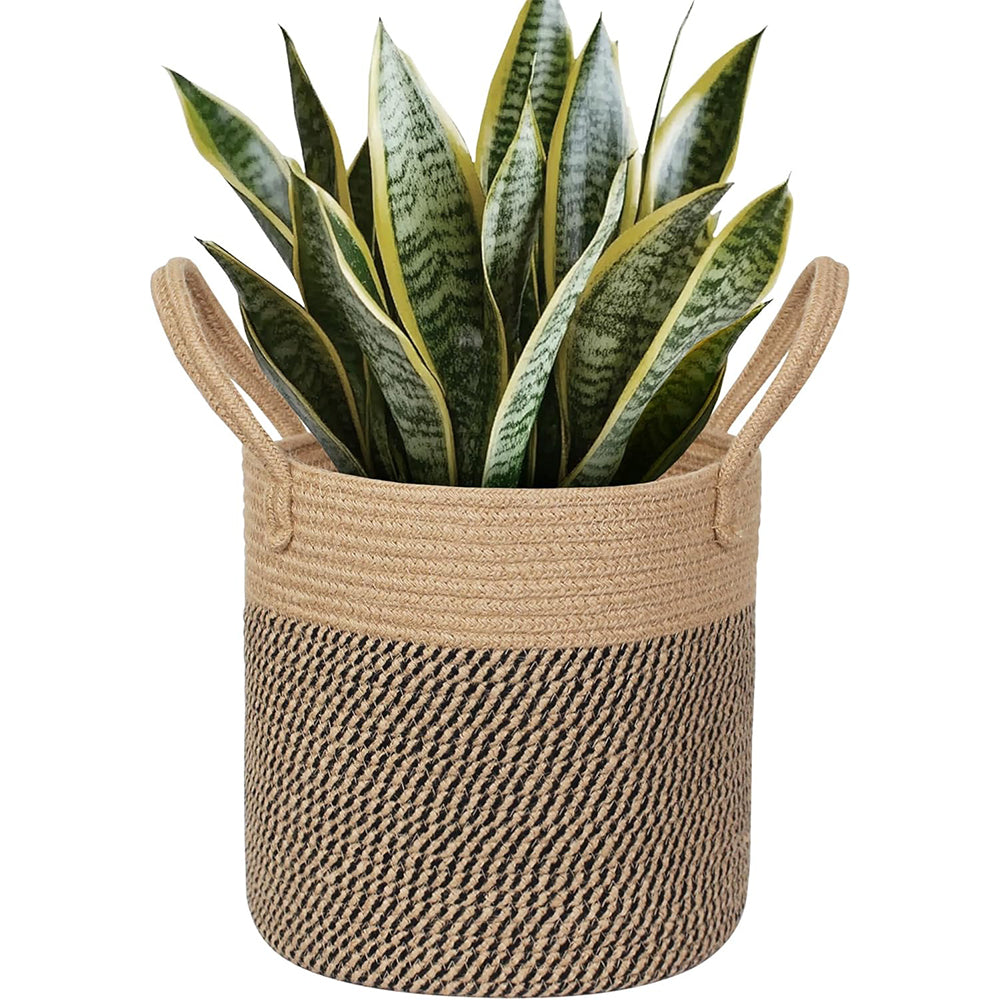 Jute Plant Basket with Handle — 11